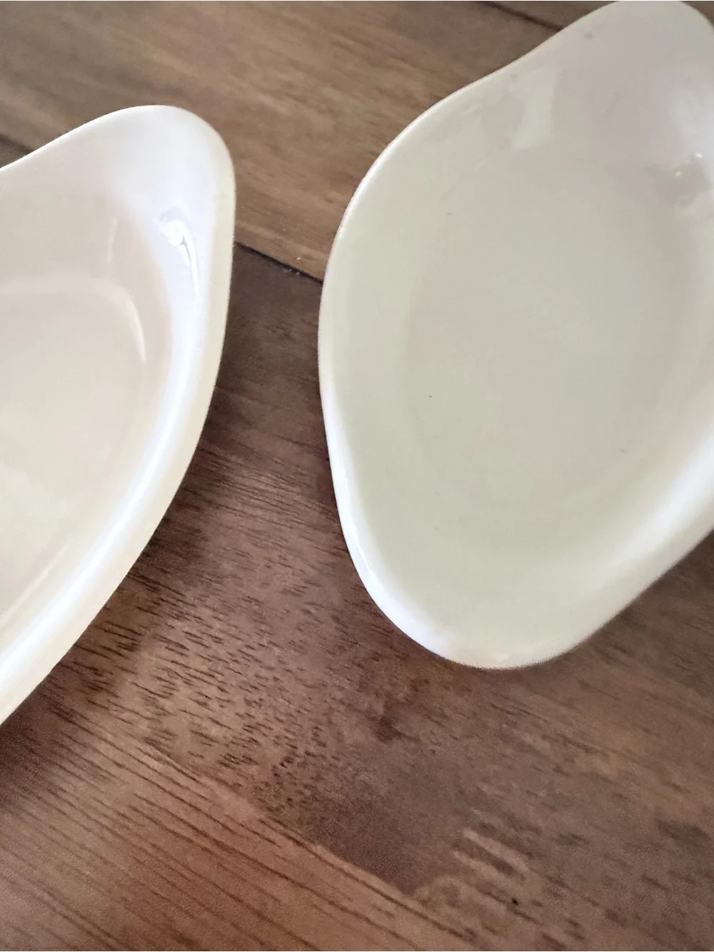 Set of 4 Vintage Hall China #520 White Oval Au Gratin Baking Dishes USA